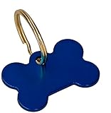 silcare Marke: SILCA SILCA 12754 Schlüsselanhänger Knochen Ultralite mit Ring, Blau, Ø 25 mm