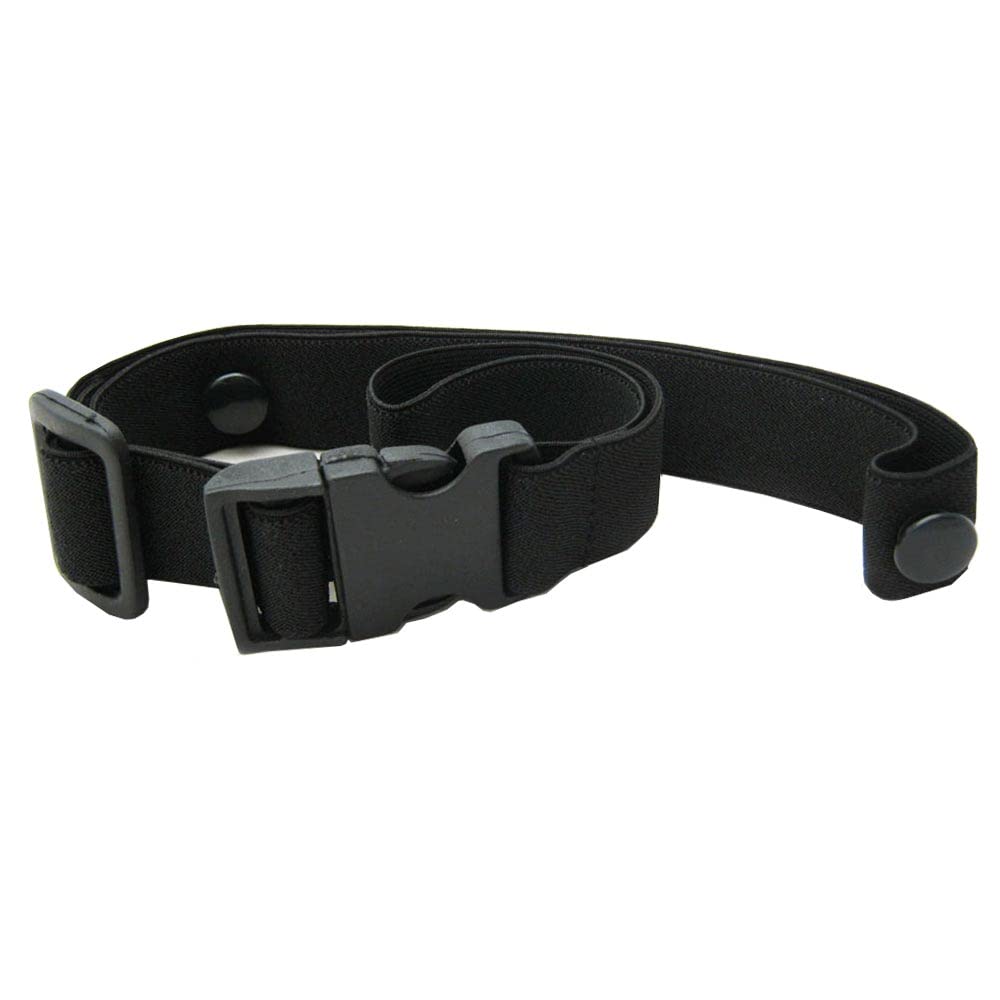 Race Number Belt Adjustable Black Waist Triathlon Marathon Runner Sport Training