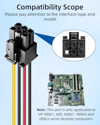 Cable adaptador de poder 6 Pin a Dual SATA 15Pin + SATA 6Pin miniatura 4