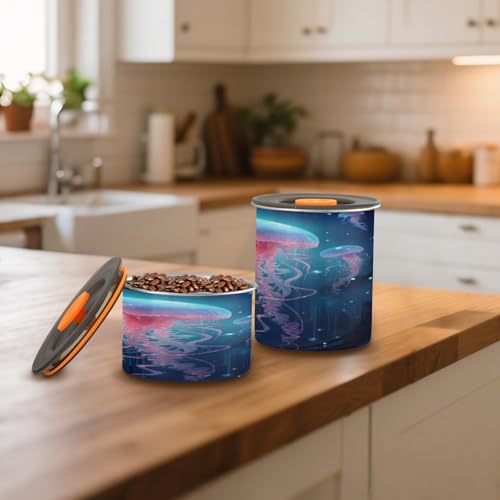 Contenedor hermético de acero inoxidable para café 500 ml miniatura 6