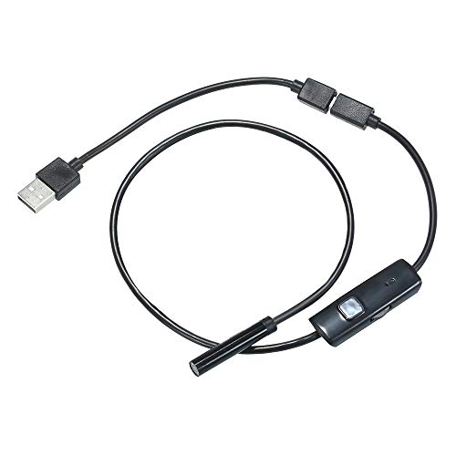 DECDEAL 7 MM 6 LED Lente Endoscópio IP67 À Prova D 'Água Inspeção Endoscópio Tubo de Cobra Fio Câme