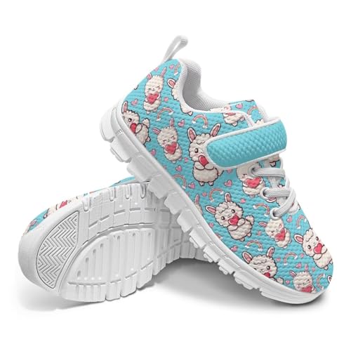 Doojoayie Slip On Shoes for Girls Soft Sole School Tennis Shoes Hook and Loop2