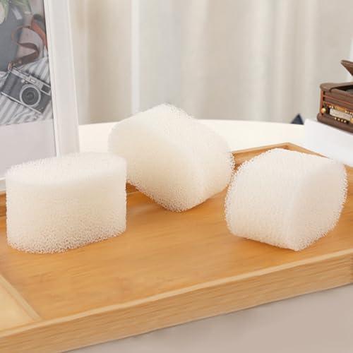 Image of 12PCS Bottle Brush Replacement Sponge Cup Cleaning Brush Sponges Head Baby Bottle Scrubber Brush Replacement Sponge (Replacement Sponges 12PCS)