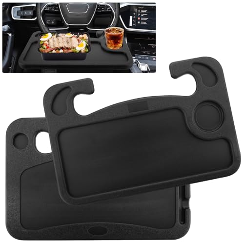 Table de volant de voiture, bureau multifonctionnel, table de volant portable, plateau pour ordinateur portable, table à manger et organisateur pour la...