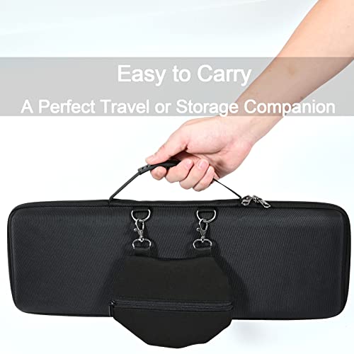 Raiace Hard Storage Case Compatible With Logitech Mx Mechanical Wireless Illuminated Performance Keyboard. (Case Only) - Black #TOP6