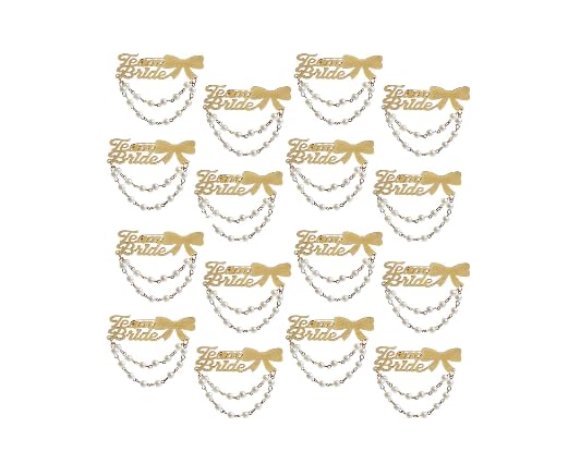 TRENDING HUT HANDICRAFTS Team Bride Golden Brooch For Men & Women || Wedding || Suit Brooch || Metal Golden Plated Brooch Pin (B0C89QMQJX) Amazon Price History, Amazon Price Tracker