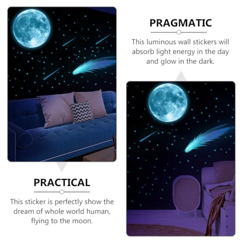 Set de Stickers Luna Llena Luminiscentes SECFOU miniatura 7
