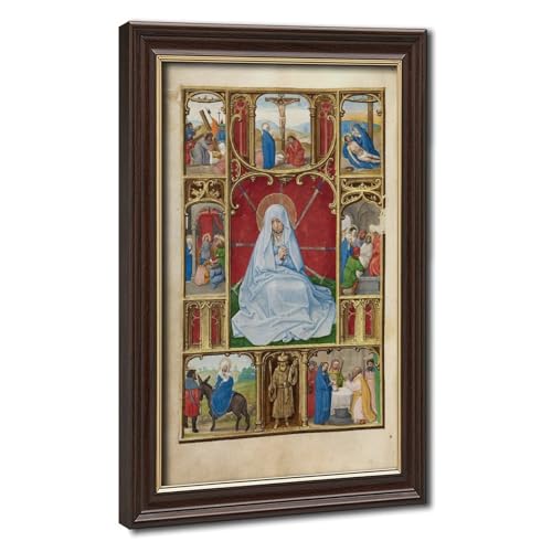 Sept douleurs de Marie tableau dévotion catholique pour réconfort spirituel foyer