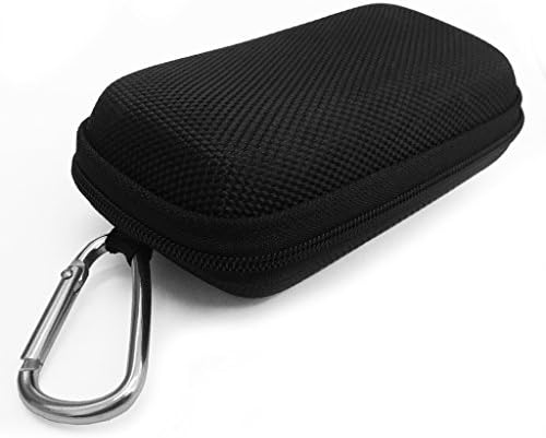 Love My Case / DURABLE Black MP3 Player Case, Clamshell Case, Cover, Earphone Case, Holder with Metal Carabiner Clip for SanDisk Sansa Clip Jam Cleaning Cloth