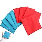 8 pezzi mini sacche di fagioli cornhole colorate lanci di fagioli fagioli ricaricabili in nylon fagioli divertenti giochi