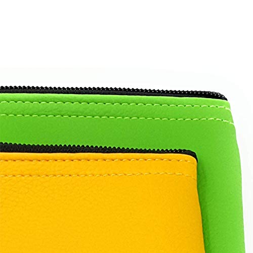 Money Bank Deposit Bag with zipper | 11x6 inch | 7 Days 7 Pieces 7 Colors | Durable Leatherette Money Cash Coin Check Wallet Pouch for Men & Women with Framed ID Window and 7 Blank Card | by GIDABRAND - Thumbnail 4