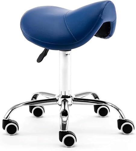 Taburete ergonómico giratorio para un asiento cómodo en entornos médicos, salones y spas