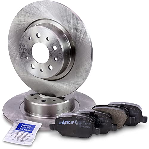 BESTPRICE Bremsenset Hinterachse inkl. Bremsscheiben Ø 276 mm Voll