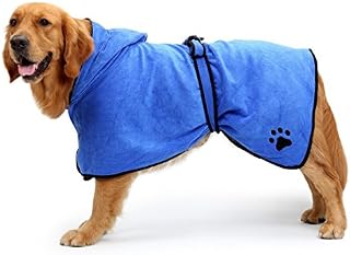 BONAWEN Dog Easy Wear Dog Towel Luxuriously Soft 100% Microfiber Pet Bathrobe Super