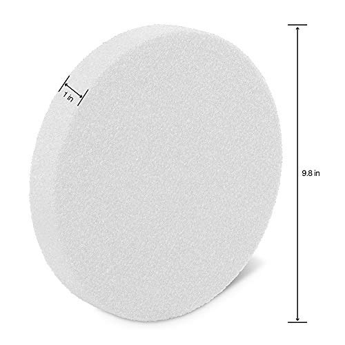 Floracraft Craftfōm Disc 1 Inch X 9.8 Inch White #TOP1
