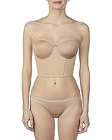 Le Mystere Women's Soiree Bustier Bra, Natural, 32G