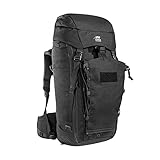 Tasmanian Tiger TT Rucksack Modular Pack 45+ Molle-Kompatibler Backpacker Trekking-Rucksack Abschließbar 50L Volumen, Schwarz