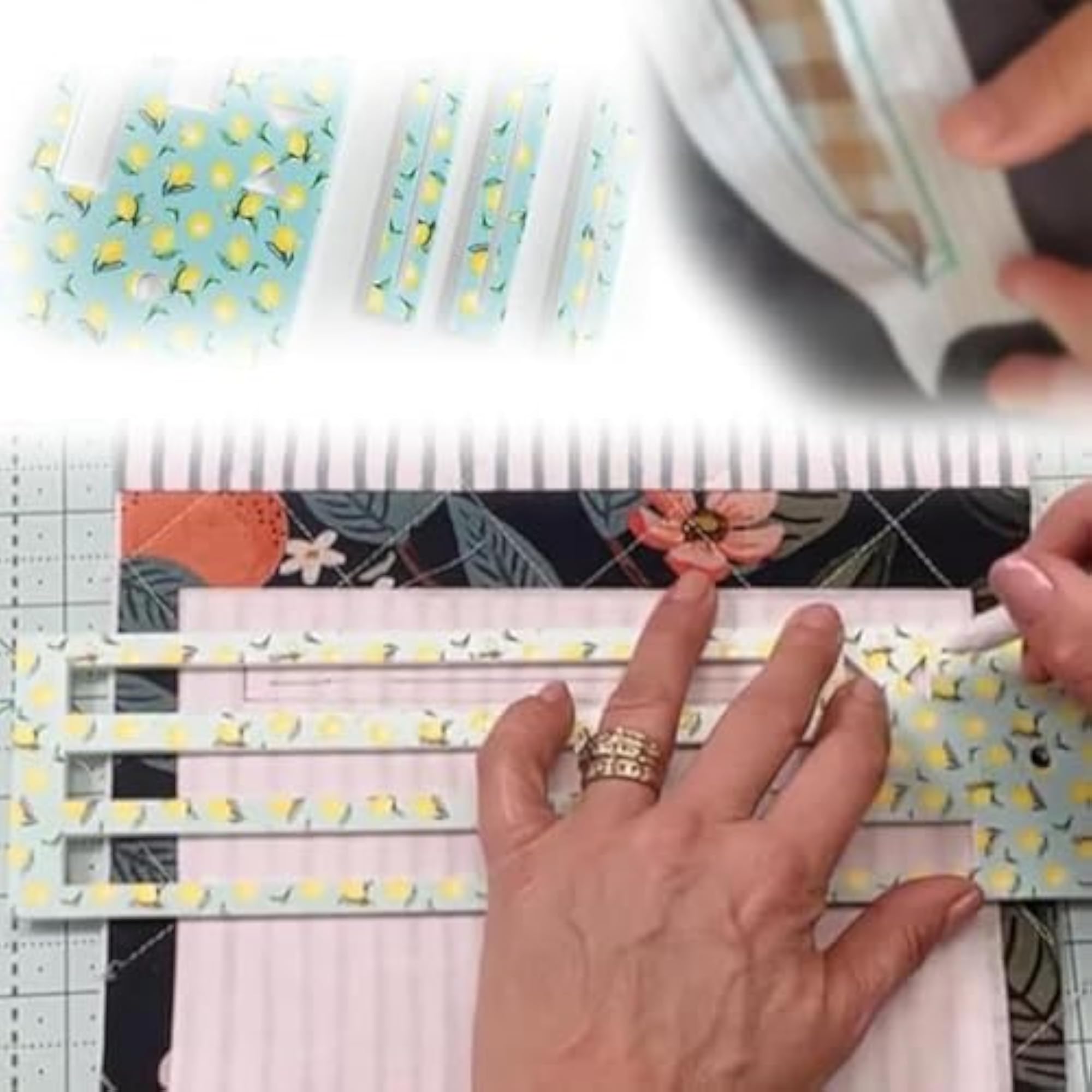 Zipper Pocket Templates Set for Bag Making