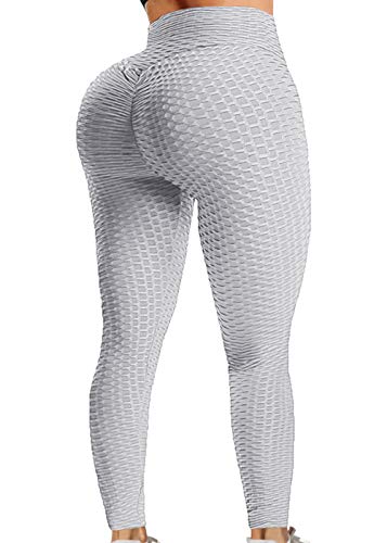 JUQDNX Leggings femininas para levantamento de bumbum, cintura alta, para ioga, controle de barriga,