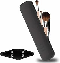 Makeup Brush Case, Silicone Magnet Organizer, Brush Holder, Black