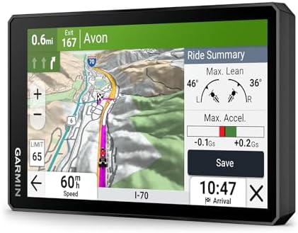 Garmin zūmo® XT3, 6” Rugged Motorcycle GPS, Lean Angles, Custom Route Planning, Adventurous Navigation, Group Rides, Garmin Performance Package Plan Option for Drag Racing Timer and Lap time Review