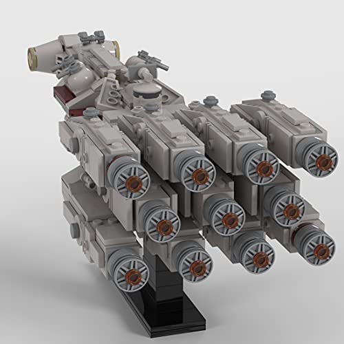 HYZH Technik Raumschiff Bausteine, 677 Klemmbausteine MOC-36695 Tantive IV Micro Scale Flottenwaage, Technik Sci-Fi… – Bild 6