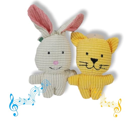 Pelucia Brinquedo mordedor Pet para Cachorro Elefante Coelho Gato Petbuco com Apito, brinquedo para