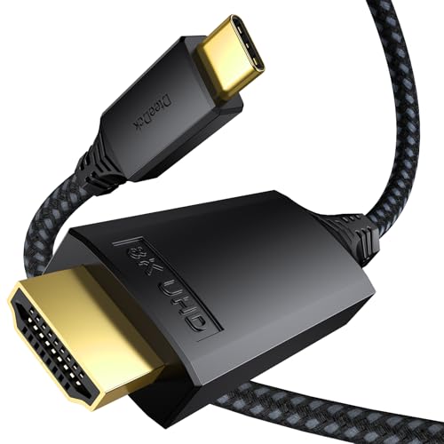 Cable USB C a HDMI 8K adaptador monitor portatil tipo C a HDMI 6 pies