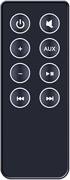 ZWP Replacement Remote Control fit for Bose Sound Link Air Digital Music System 352050-0010 350160-1100