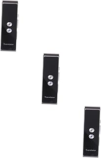 NUOBESTY 3Pcs Dispositivo Tradutor Portátil Dispositivo Tradutor De Voz Tradutor De Voz Equipamento Inteligente Traduzir