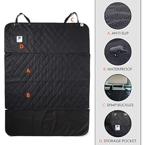 SUV Cargo Liner for Dogs, Waterproof Mat, Machine Washable, Nonslip Pet Car Seat Cover with Bumper Flap Protector, Will Keep Your Vehicle, Van, Truck or Jeep as Clean as Ever - XL, Universal Fit SUV Cargo Liner for Dogs, Waterproof Mat, Machine Washable, Nonslip Pet Car Seat Cover with Bumper Flap Protector, Will Keep Your Vehicle, Van, Truck or Jeep as Clean as Ever – XL, Universal Fit