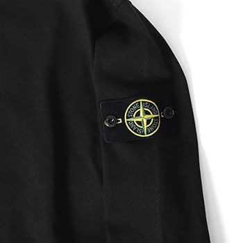 STONE  ガーメントダイ スウェットロンT ブラック Mサイズ STONE ISLAND ガーメントダイ スウェットロンT ブラック L