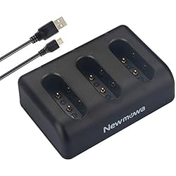 Newmowa 3 Canales USB Cargador para Sony NP-BX1 / M8, NP-BY1 y Sony DSC-RX100, DSC-RX100 II, DSC-RX100M II, DSC-RX100 III, DSC-RX100 IV, DSC-RX100 V, DSC-RX100 VII, HDR -CX405