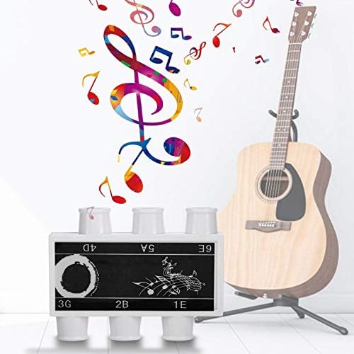 Tuner Pitch Pipe with Case E B G D A E Portable Acoustic Guitar String Pitch Pipe 6 Tones for Electric Acoustic Guitars