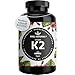 Produktbild Vitamin K2 MK7-365 Kapseln - 200µg je Kapsel - Spitzenrohstoff K2VITAL® mit 99,7% All-Trans-MK7 - Hochdosiert, vegan, ohne Zusätze wie Magnesiumstearat - laborgeprüft, in Deutschland produziert