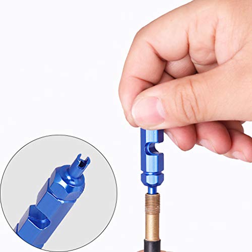 Homyl 2 tubos de válvula de pneu removedor de núcleo de ferramenta para remoção de válvula de pneu p