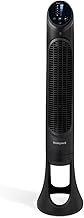 Honeywell HYF260BC QuietSet® Whole Room 40” Tall Tower Fan Home, Bedroom, Office, 75° Oscillation, Remote Control, 5 speeds, Slim Profile, Auto Shut-Off, Portable, Easy-to Use Controls, Black
