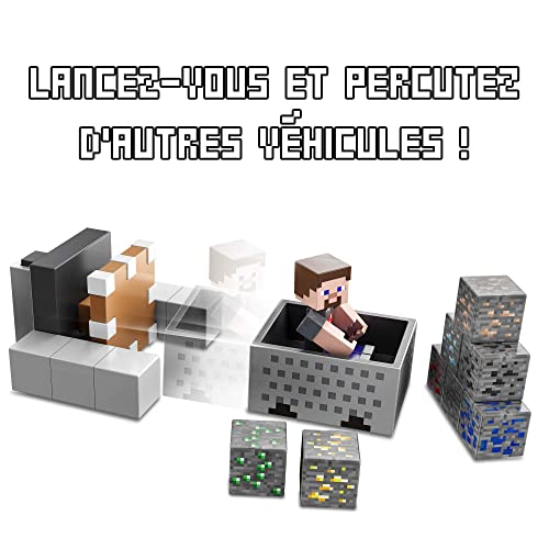 Mattel Minecraft Minecart Mayhem Spiels Gvl55 - vue 6