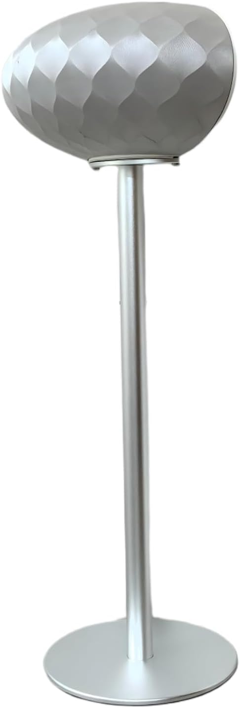 Speaker Floor Stand is Compatible with Bowers&Wilkins Formation Wedge Speakers Made of Aluminum Alloy Material Using Screws to fix the Audio, Hidden Power Cord Design (Black Pair)