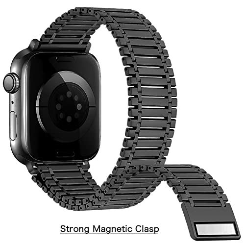 Image of Zitel Stainless Steel Bands Compatible with Apple Watch Ultra 2 / Ultra Metal Straps 49mm 45mm 44mm Series 11 | 10 | 9 | 8 | 7 | 6 | 5 | 4 | 3 | 2 | 1 | SE3 | SE2 | SE