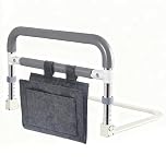 NJUN Bed Rails for Elderly Adults - Foldable Safety Bed Rail Guard, Assist Grab Bar for Adjustable/Electric/Hospital Beds, Portable Bed Rail for Adults, Double Bed, Both Sides, Supports 330lb