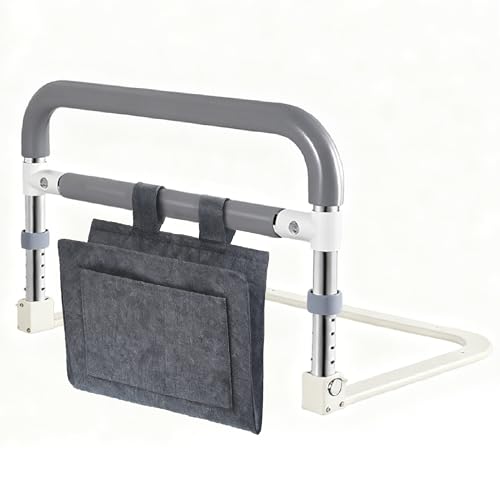 NJUN Barrière de Lit Adulte, Hauteur Réglable, 62,5 x 45 cm