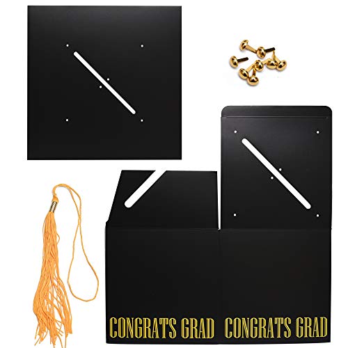 image for MerryJoyParty Graduation Card Box Graduation Card Holder Original Grad