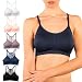 Alyce Intimates Seamless Womens Bra with Lace, Pack of 5, Large