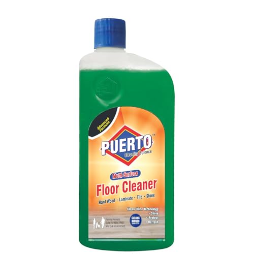 Image of Puerto Disinfectant Surface & Floor Cleaner, (Jasmine) - 1 Ltr (Pack of 2) | Cleans 99.9% Germs | Suitable for Bathroom & Floor surfaces like ceramic, marble, granite, mosaic etc.