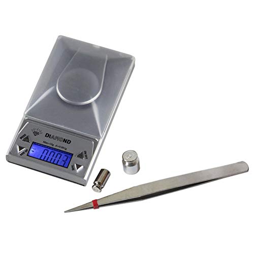 IBISHITAOXUNBAIHUOD High Precision Compact and Portable Experiment 10/20/50G 0.001g LCD Lab Digital Jewelry Scale Herb Balance Weight Gram