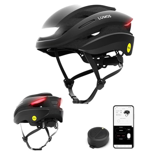 Image of Lumos Ultra Smart Bike Helmet | Customizable Front and Back LED Lights with Turn Signals | Road Bicycle Helmets for Adults: Men, Women (MIPS)