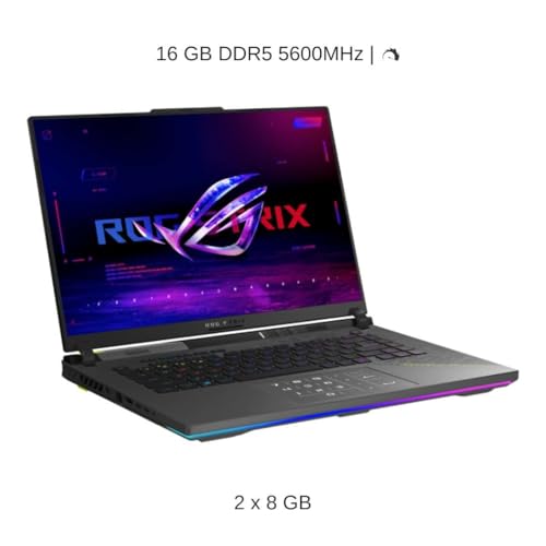 Image of HIDevolution [2025] ASUS ROG Strix G16 G614PR 16 inch FHD+ 165Hz IPS-Level, 2.4 GHz Ryzen 9 8940HX, RTX 5070TI, 16 GB DDR5 RAM, 1 TB PCIe SSD, Windows 11 Pro
