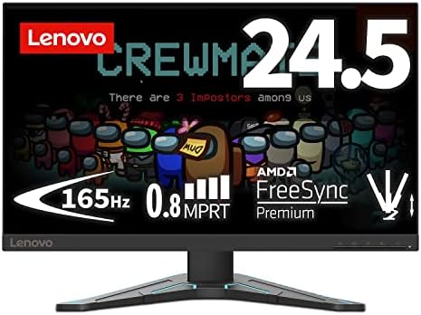 Amazon.co.jp: Lenovo G25-20 ゲーミング モニター (24.5インチ 165Hz 