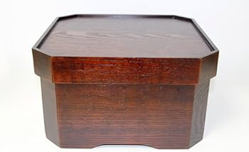 Amazon｜箱膳 隅切 お膳 漆塗り 木製 漆器 茶櫃｜仏膳・仏椀